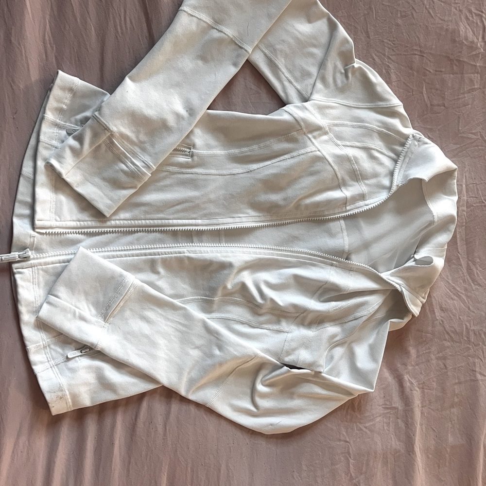 Lululemon white align jacket size 6